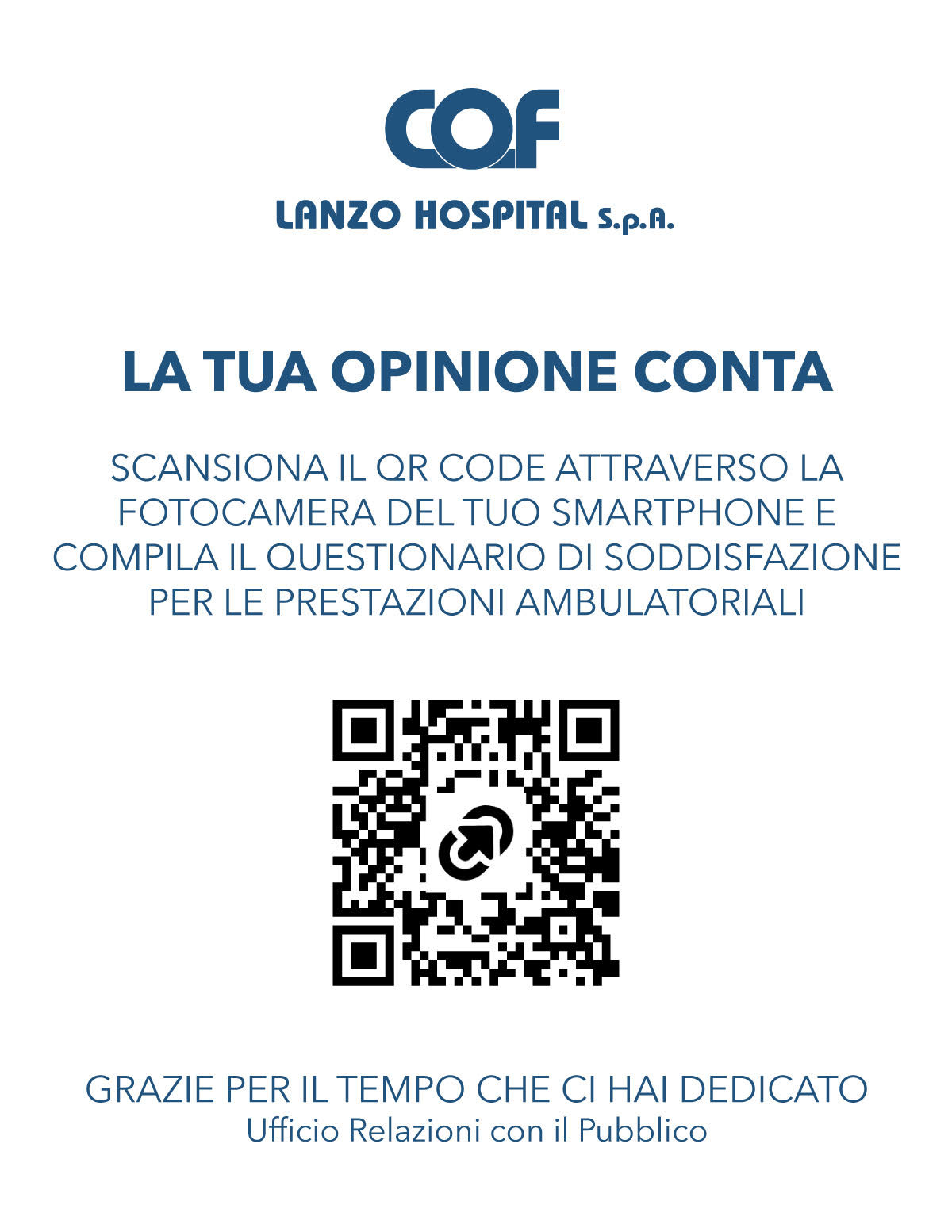 Questionario per le prestazioni ambulatoriali